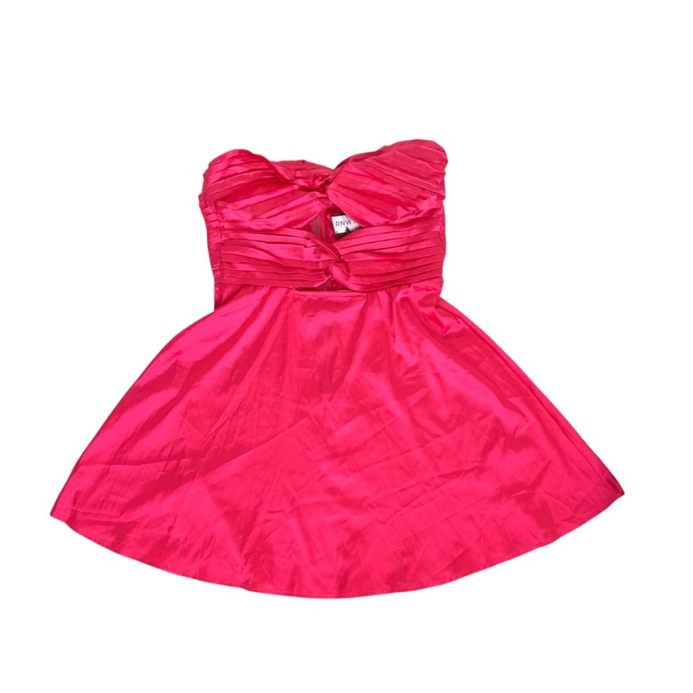 NWT RNWY runway the label mich mini fuchsia dress size medium homecoming formal
